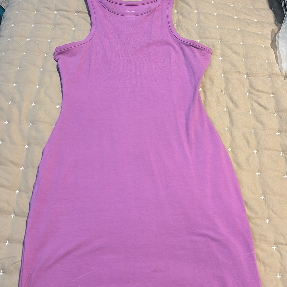 Sleeveless Purple Dress